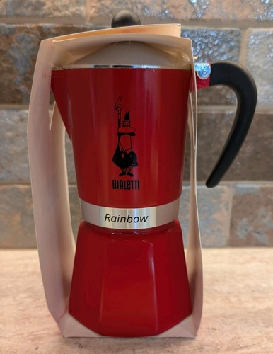 Bialetti rosso arcobaleno - rosso, 6
